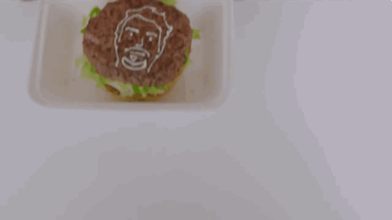 A Mayo Selfie on Your Burger: Eat Yourself?